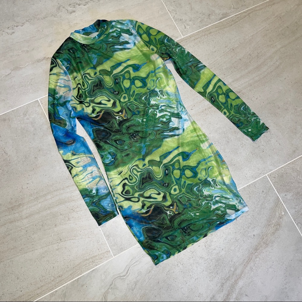 Abstract Marble Dress